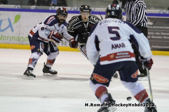 Photo hockey match Rouen - Grenoble  le 29/11/2013