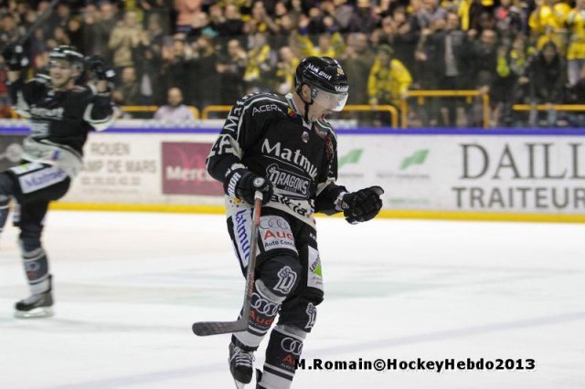 Photo hockey match Rouen - Grenoble  le 29/11/2013