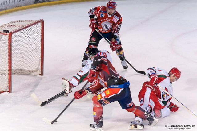Photo hockey match Lyon - Courbevoie  le 30/11/2013
