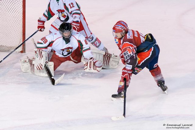 Photo hockey match Lyon - Courbevoie  le 30/11/2013