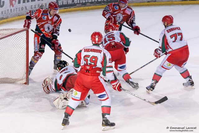 Photo hockey match Lyon - Courbevoie  le 30/11/2013