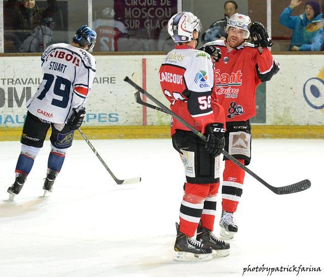 Photo hockey match Briançon  - Caen  le 29/11/2013