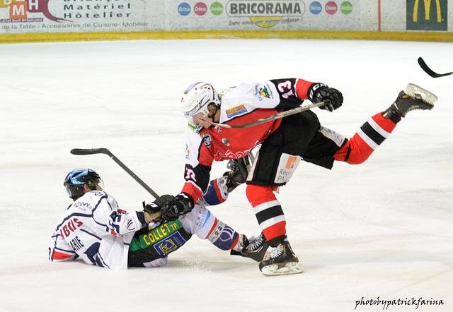 Photo hockey match Briançon  - Caen  le 29/11/2013