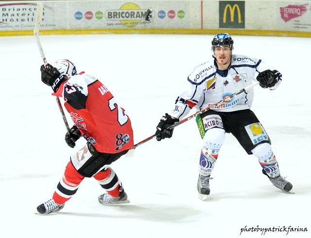 Photo hockey match Briançon  - Caen  le 29/11/2013