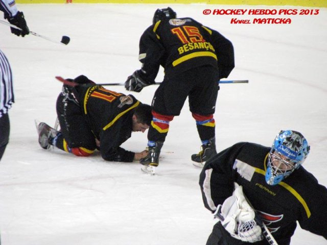 Photo hockey match Besançon - Epinal  le 30/11/2013
