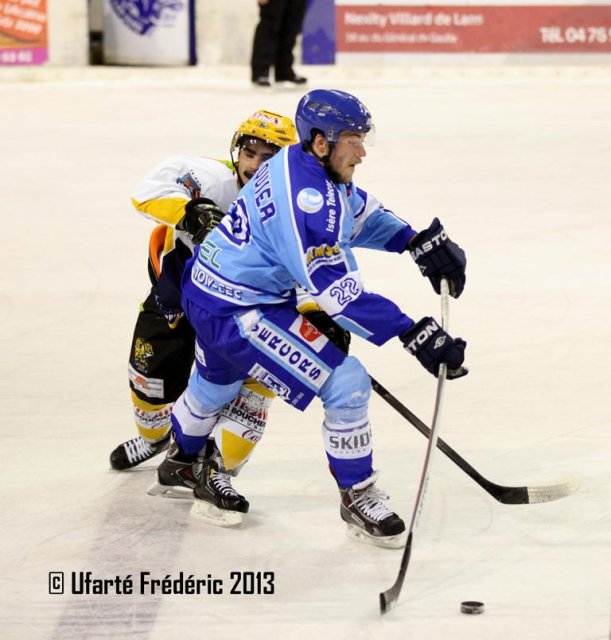 Photo hockey match Villard-de-Lans - Strasbourg  le 29/11/2013