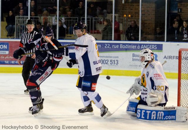 Photo hockey match Angers  - Chamonix  le 03/12/2013
