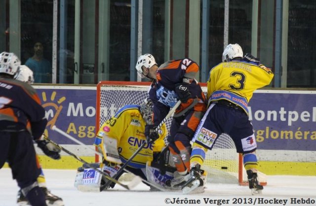 Photo hockey match Montpellier  - Dunkerque le 30/11/2013