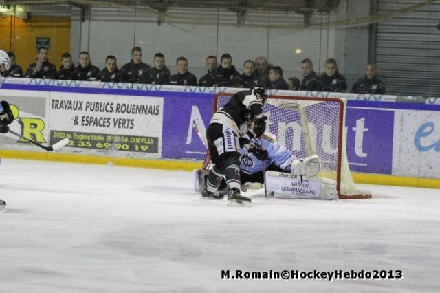 Photo hockey match Rouen - Briançon  le 03/12/2013