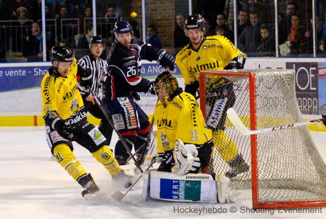 Photo hockey match Angers  - Rouen le 07/12/2013