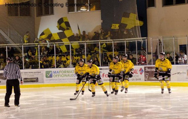 Photo hockey match Angers  - Rouen le 07/12/2013