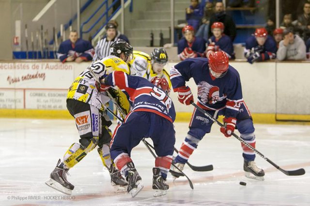 Photo hockey match Evry  - Chambéry le 07/12/2013