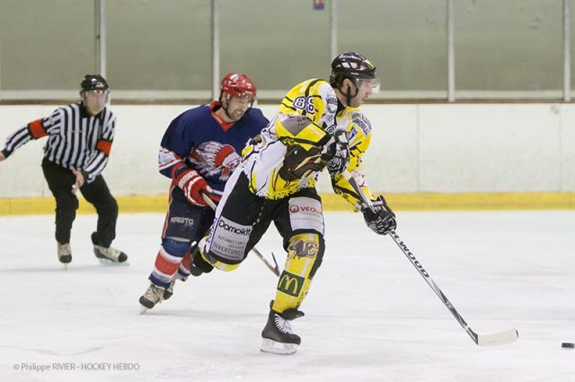 Photo hockey match Evry  - Chambéry le 07/12/2013