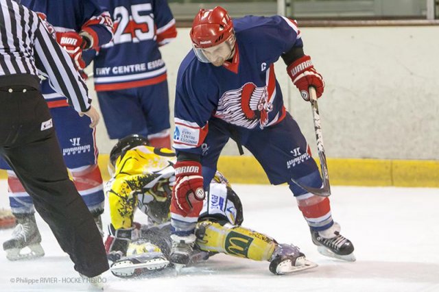Photo hockey match Evry  - Chambéry le 07/12/2013