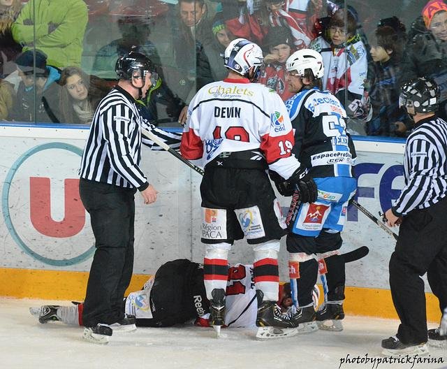 Photo hockey match Gap  - Briançon  le 07/12/2013