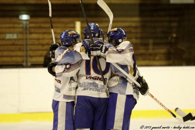 Photo hockey match Roanne - Clermont-Ferrand le 07/12/2013
