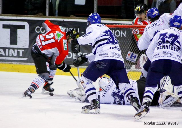Photo hockey match Amiens  - Brest  le 06/12/2013