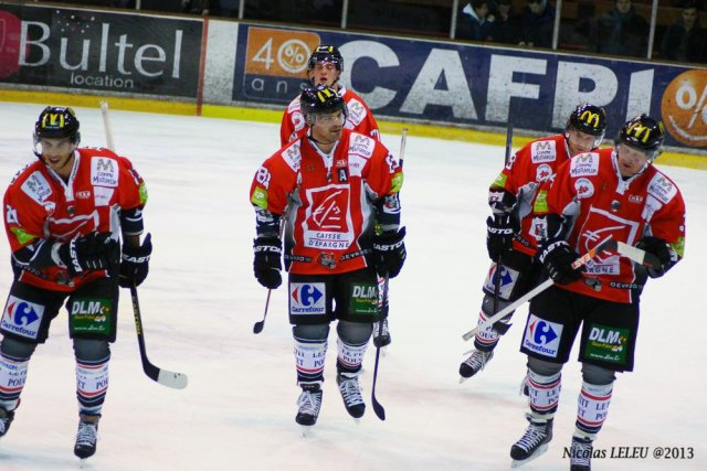 Photo hockey match Amiens  - Brest  le 06/12/2013