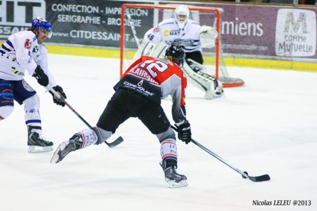 Photo hockey match Amiens  - Brest  le 06/12/2013