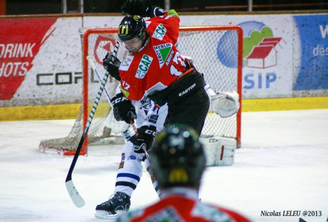 Photo hockey match Amiens  - Brest  le 06/12/2013