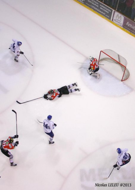 Photo hockey match Amiens  - Brest  le 06/12/2013
