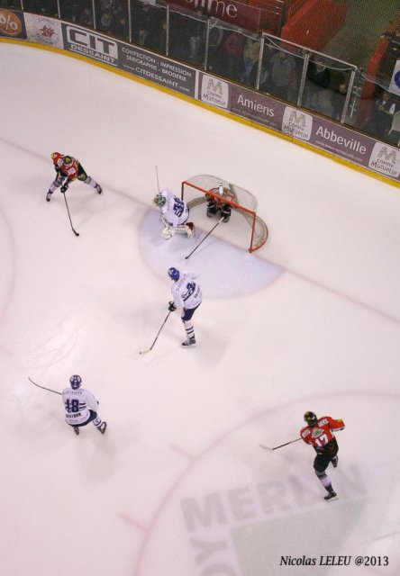 Photo hockey match Amiens  - Brest  le 06/12/2013