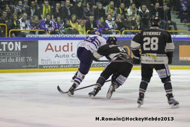 Photo hockey match Rouen - Brest  le 14/12/2013