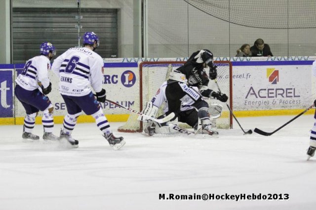 Photo hockey match Rouen - Brest  le 14/12/2013