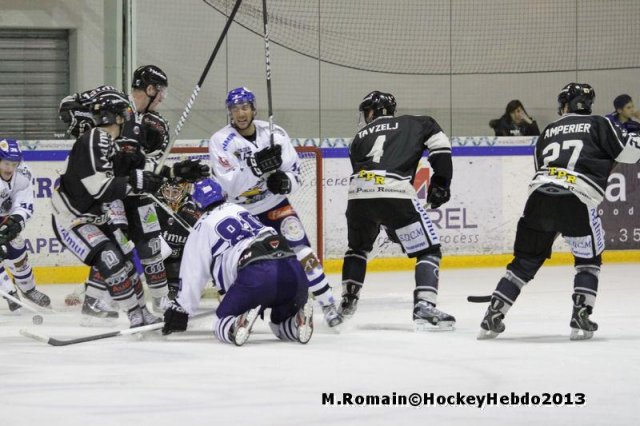 Photo hockey match Rouen - Brest  le 14/12/2013