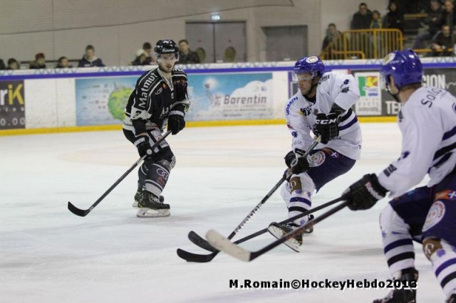 Photo hockey match Rouen - Brest  le 14/12/2013