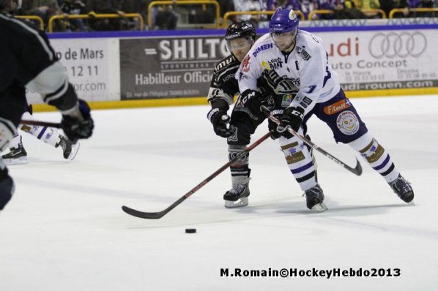 Photo hockey match Rouen - Brest  le 14/12/2013
