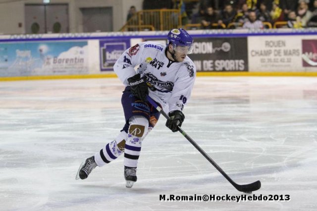 Photo hockey match Rouen - Brest  le 14/12/2013