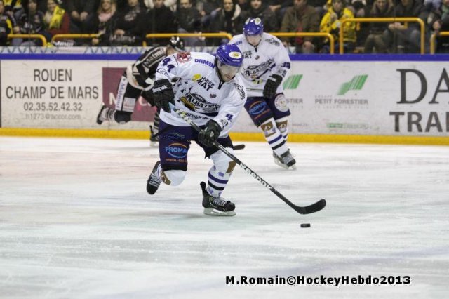 Photo hockey match Rouen - Brest  le 14/12/2013