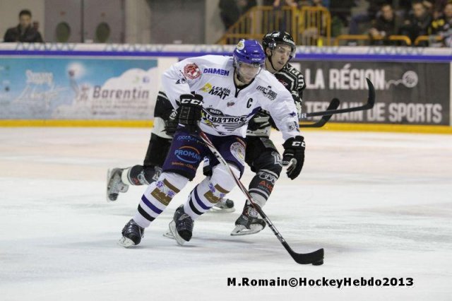 Photo hockey match Rouen - Brest  le 14/12/2013