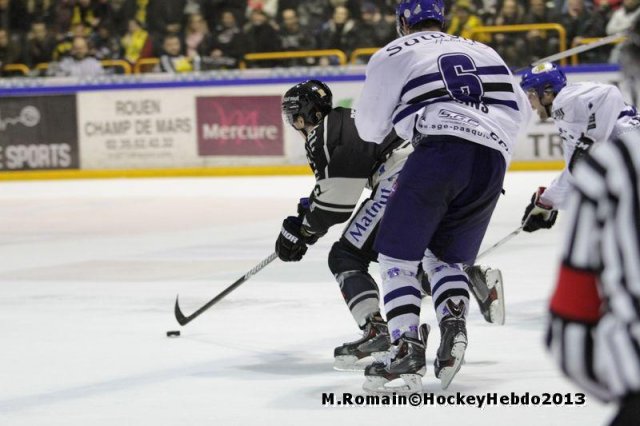 Photo hockey match Rouen - Brest  le 14/12/2013