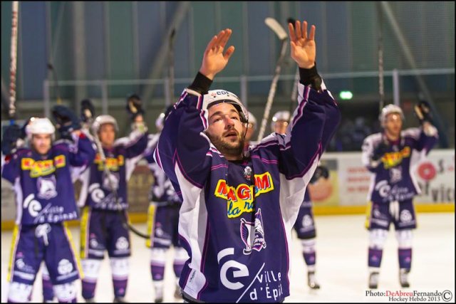 Photo hockey match Epinal  - Grenoble  le 14/12/2013