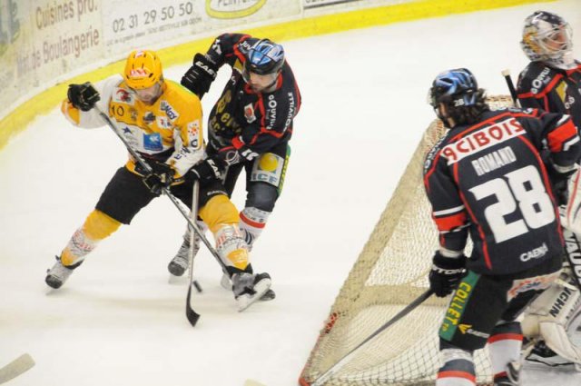 Photo hockey match Caen  - Strasbourg  le 14/12/2013