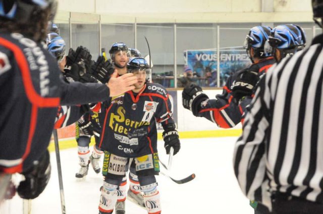 Photo hockey match Caen  - Strasbourg  le 14/12/2013