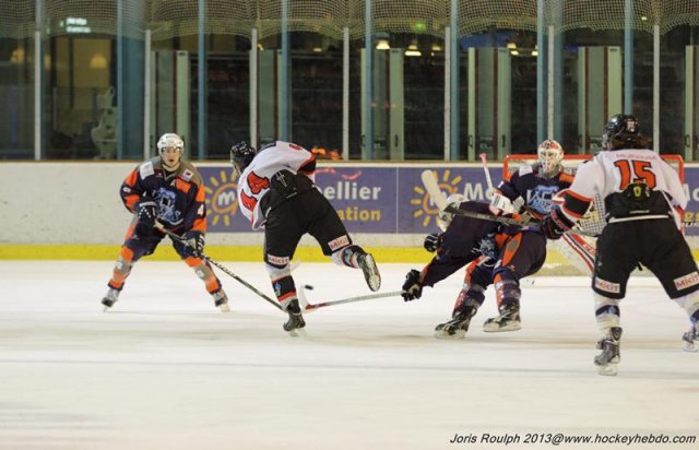 Photo hockey match Montpellier  - Mulhouse le 14/12/2013