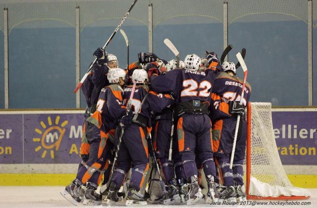 Photo hockey match Montpellier  - Mulhouse le 14/12/2013