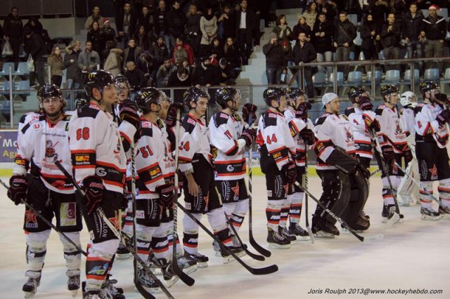 Photo hockey match Montpellier  - Mulhouse le 14/12/2013