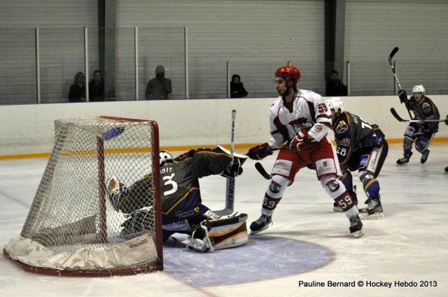 Photo hockey match Reims - Courbevoie  le 14/12/2013
