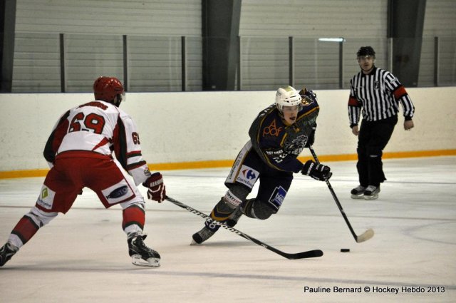 Photo hockey match Reims - Courbevoie  le 14/12/2013
