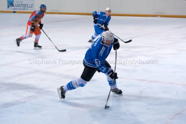 Photo hockey match Marseille - Clermont-Ferrand II le 07/12/2013