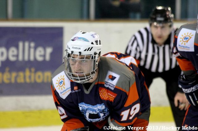 Photo hockey match Montpellier  - Mulhouse le 14/12/2013