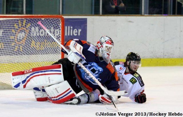 Photo hockey match Montpellier  - Mulhouse le 14/12/2013