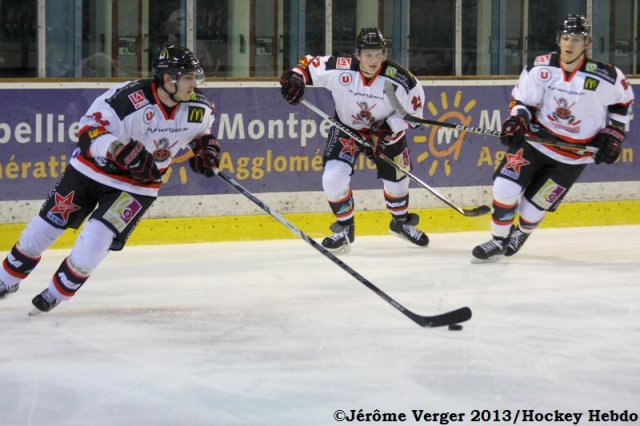 Photo hockey match Montpellier  - Mulhouse le 14/12/2013
