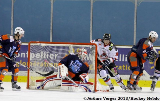 Photo hockey match Montpellier  - Mulhouse le 14/12/2013