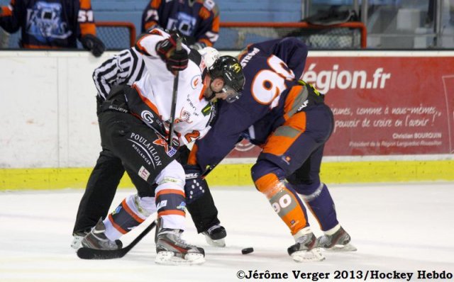 Photo hockey match Montpellier  - Mulhouse le 14/12/2013