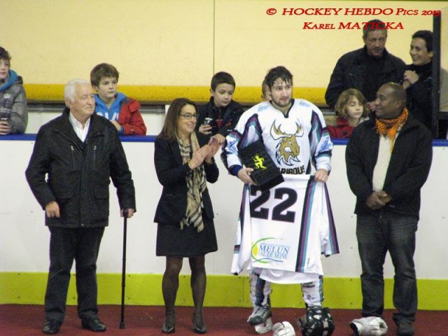 Photo hockey match Besançon - Dammarie-les-Lys le 21/12/2013